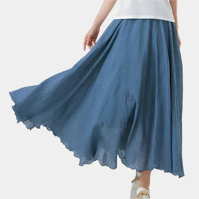 Gráinne - Chic Floor-Length Skirt
