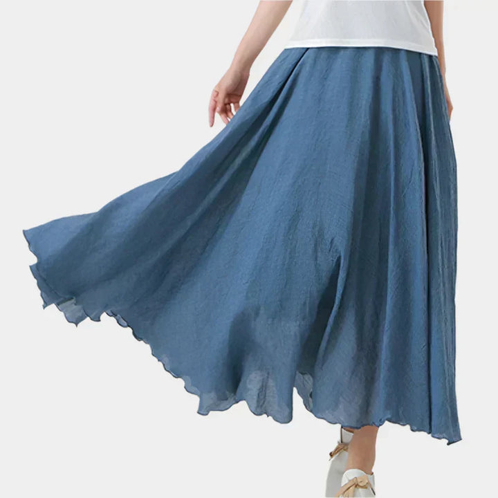 Gráinne - Chic Floor-Length Skirt