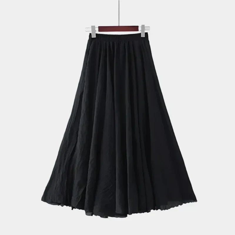 Gráinne - Chic Floor-Length Skirt