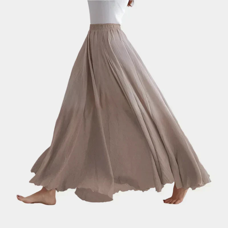 Gráinne - Chic Floor-Length Skirt