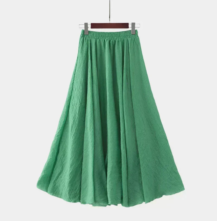 Gráinne - Chic Floor-Length Skirt