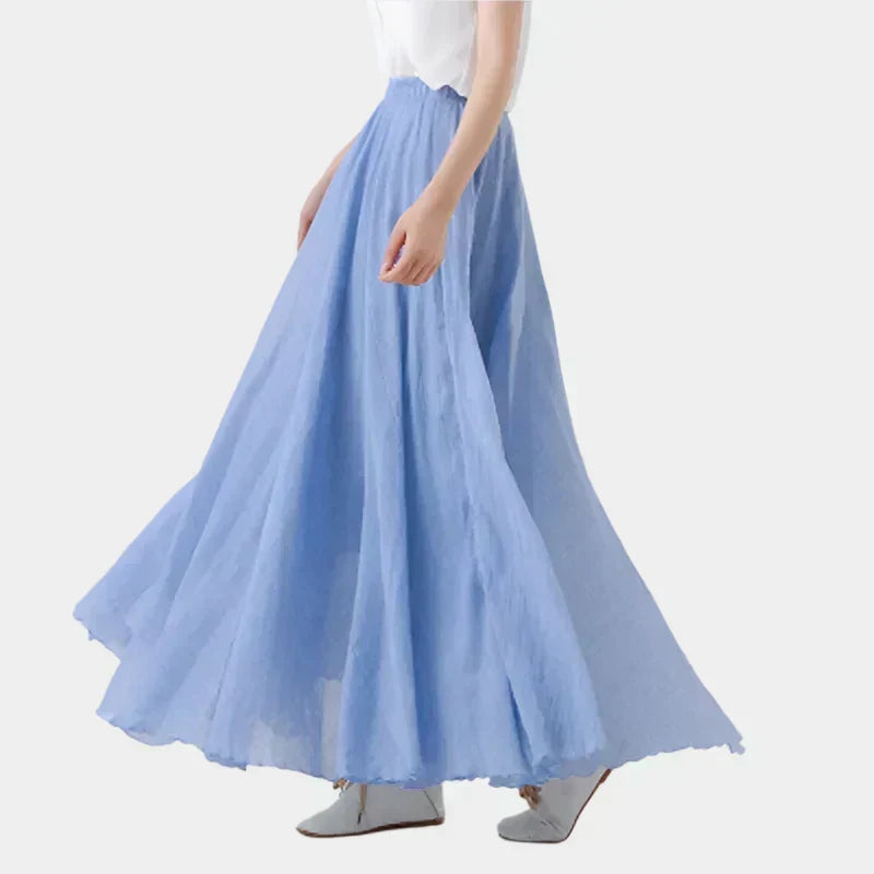 Gráinne - Chic Floor-Length Skirt