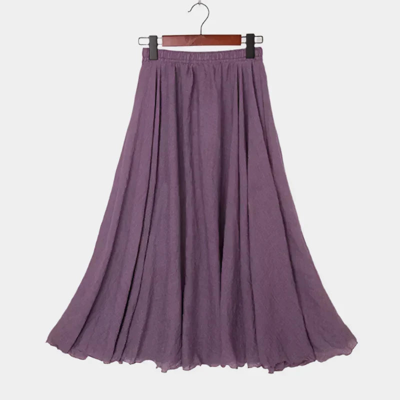 Gráinne - Chic Floor-Length Skirt