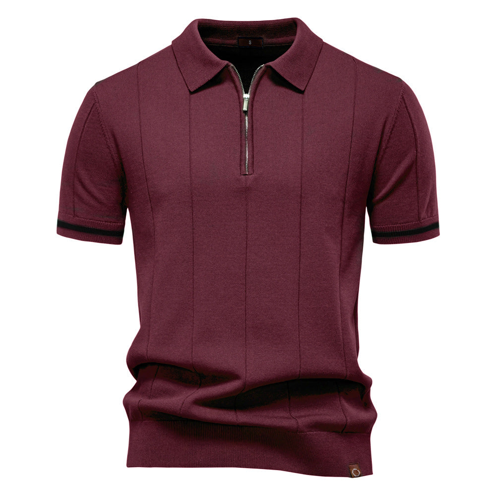 Tadhg - Tailored Zip Polo