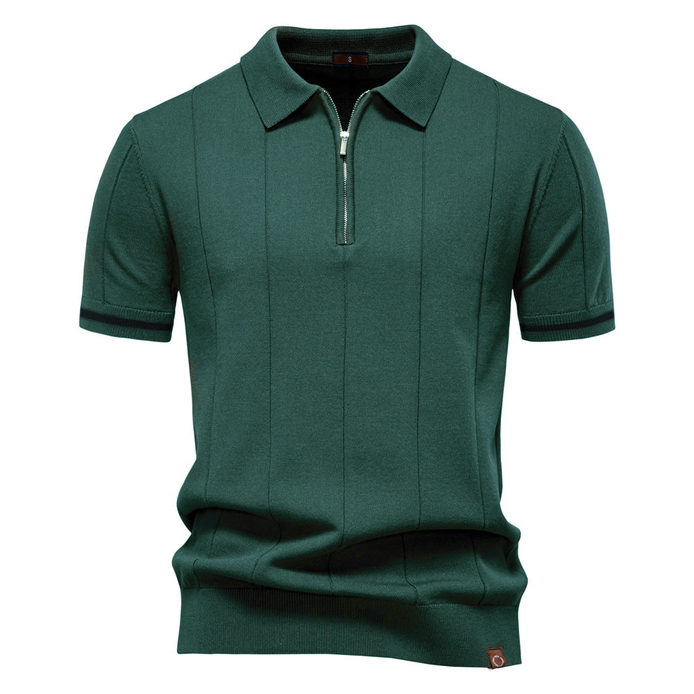 Tadhg - Tailored Zip Polo