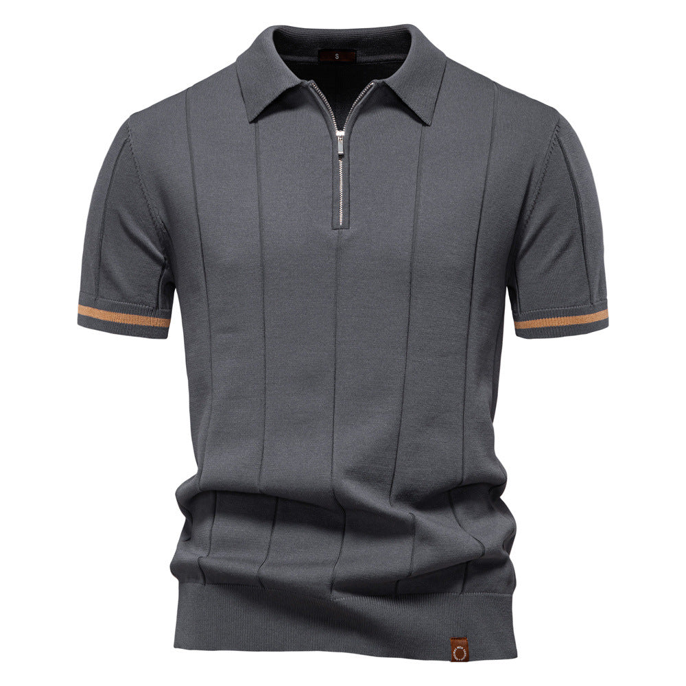 Tadhg - Tailored Zip Polo