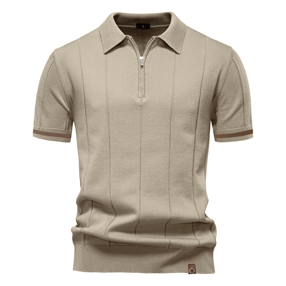 Tadhg - Tailored Zip Polo