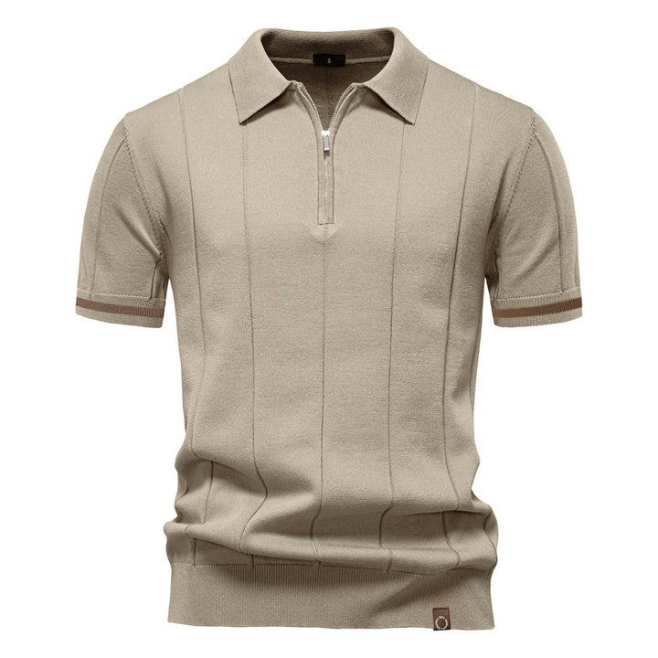Tadhg - Tailored Zip Polo