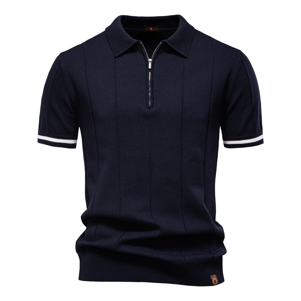 Tadhg - Tailored Zip Polo