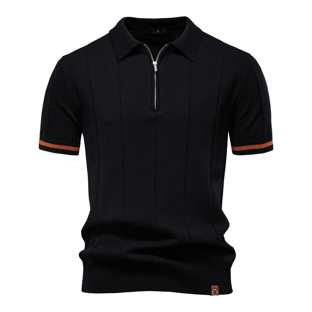 Tadhg - Tailored Zip Polo