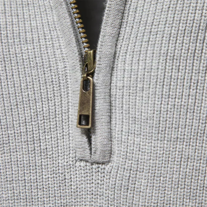 Tadhg - Breathable Mid-Zip Sweater
