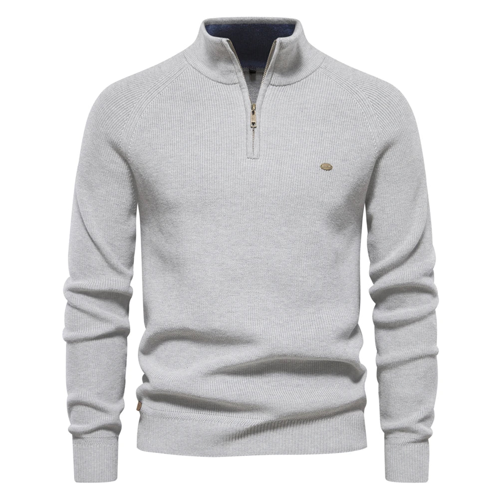 Tadhg - Breathable Mid-Zip Sweater