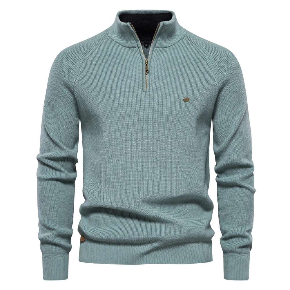 Tadhg - Breathable Mid-Zip Sweater
