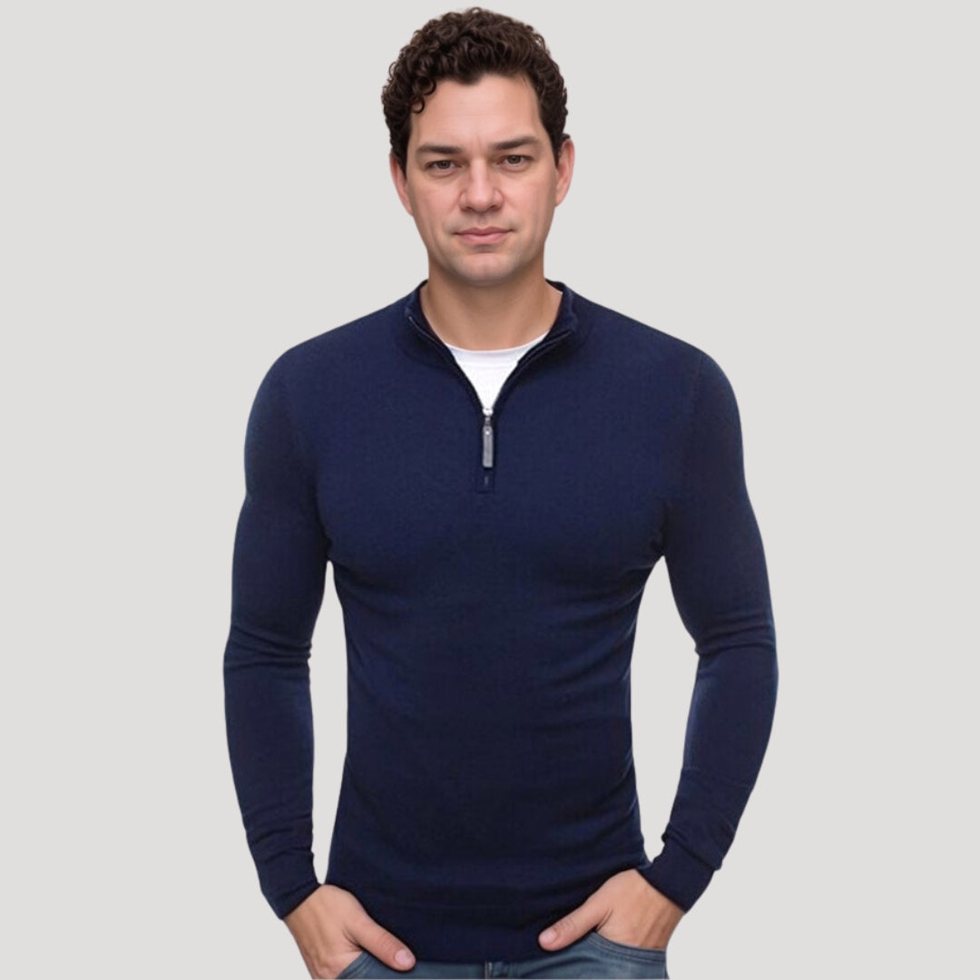 Tiernan - Stylish Half-Zip Sweater