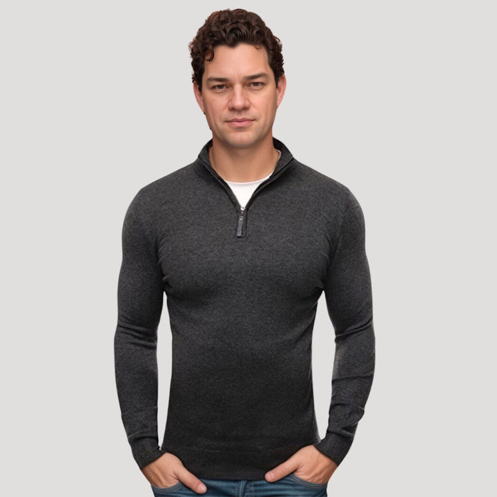 Tiernan - Stylish Half-Zip Sweater