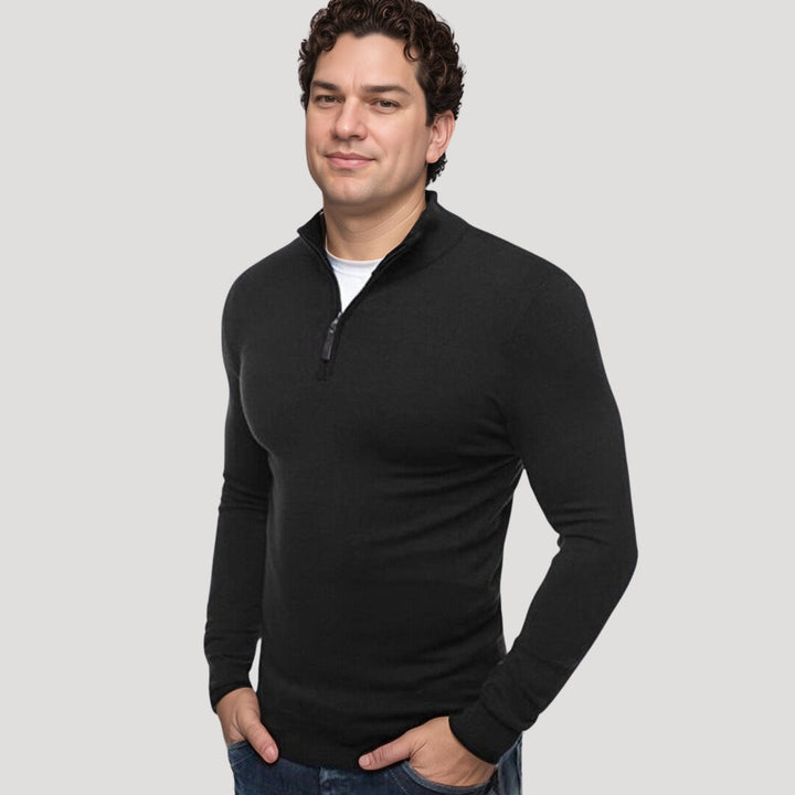 Tiernan - Stylish Half-Zip Sweater