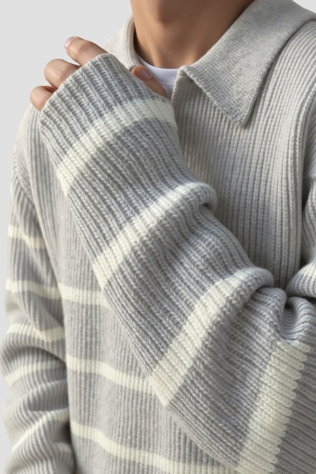 Seán - Striped Half-Zip Pullover