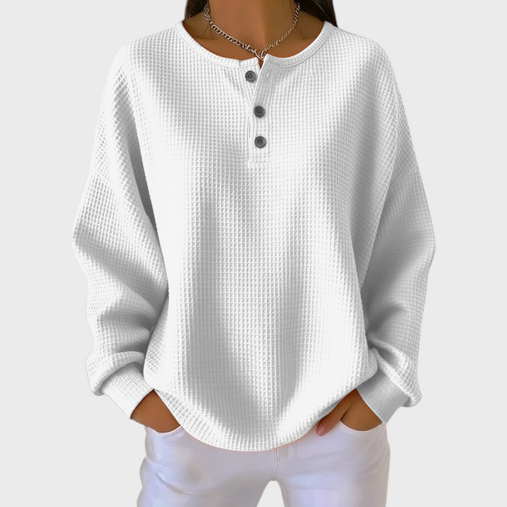 Aisling | Cosy Waffle Jumper