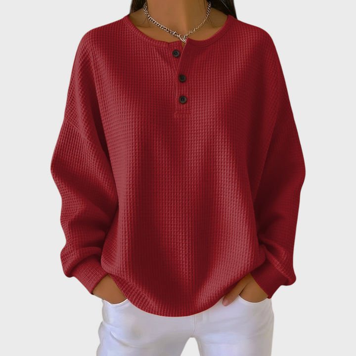 Aisling | Cosy Waffle Jumper