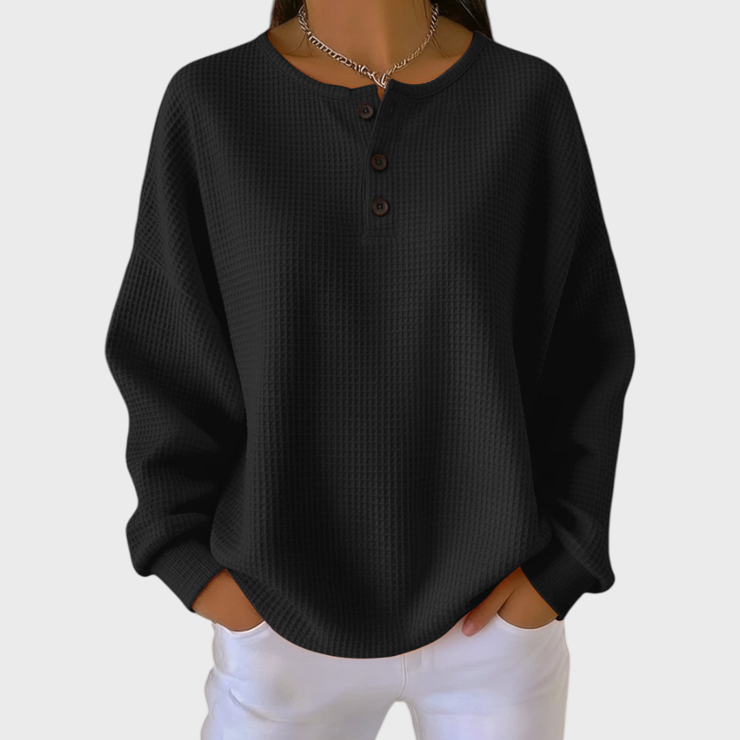 Aisling | Cosy Waffle Jumper