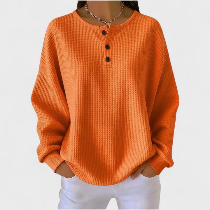 Aisling | Cosy Waffle Jumper