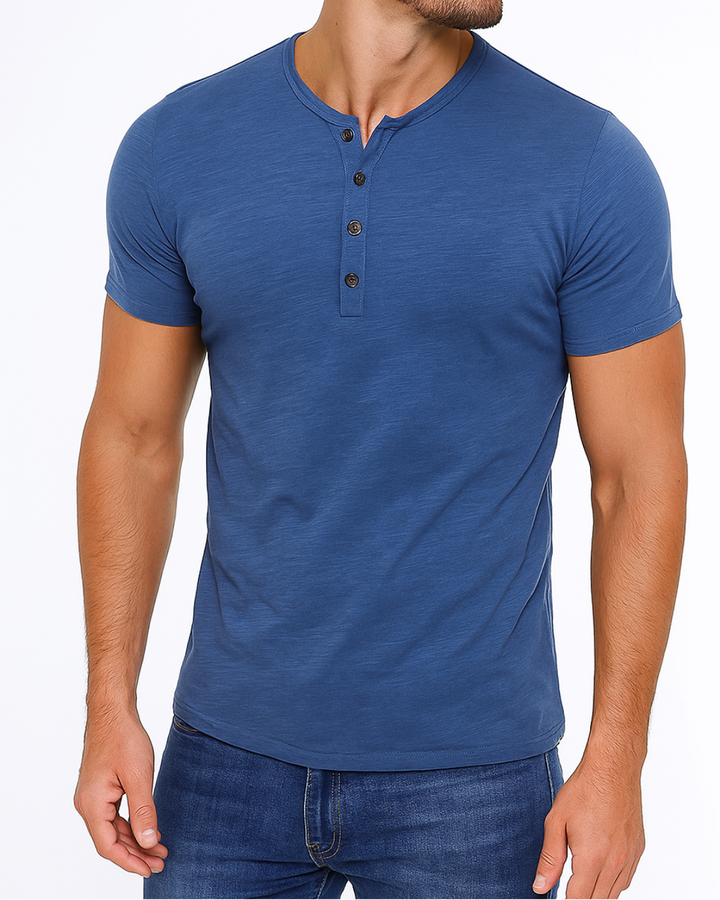 Cian - Chic Henley Top