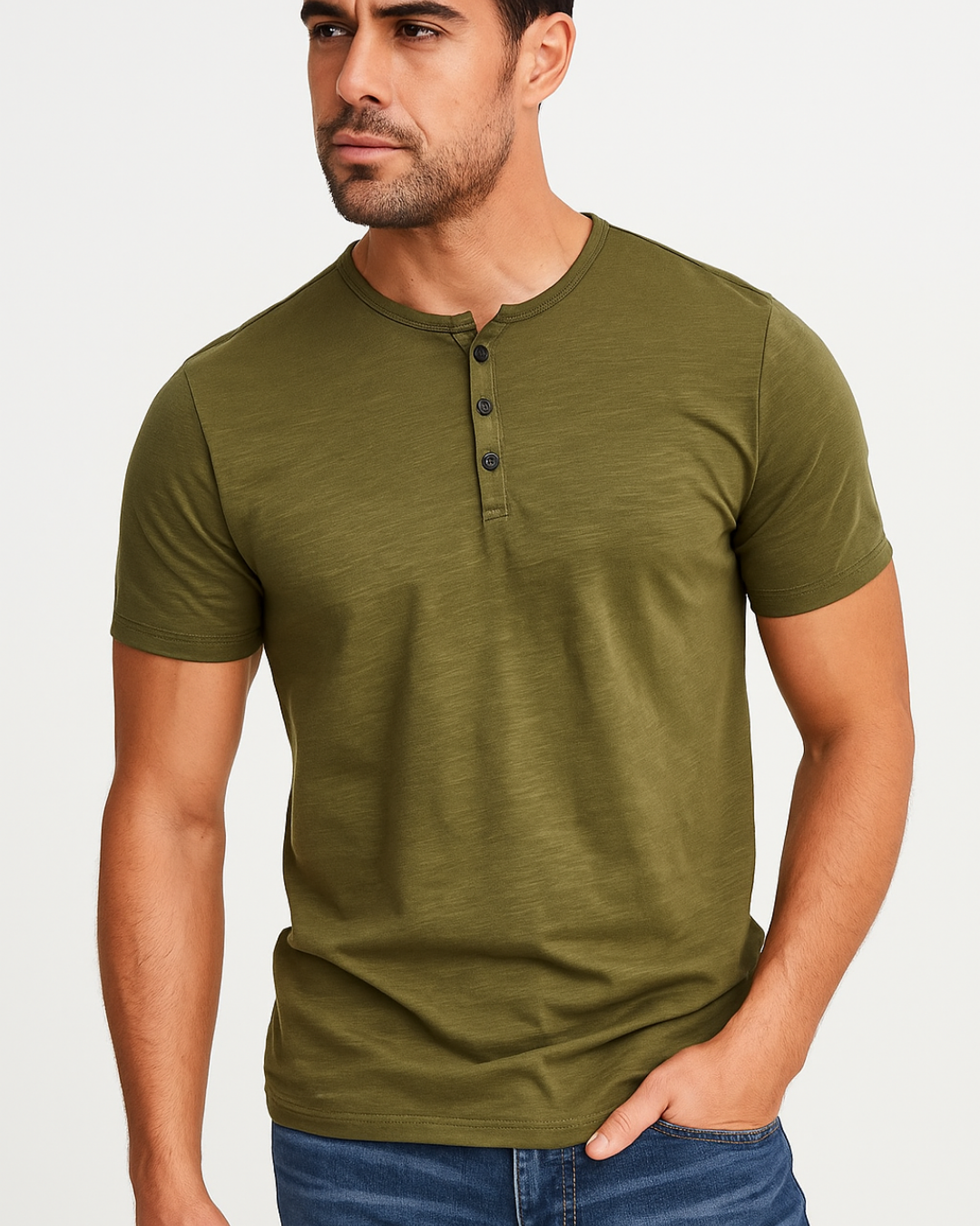 Cian - Chic Henley Top