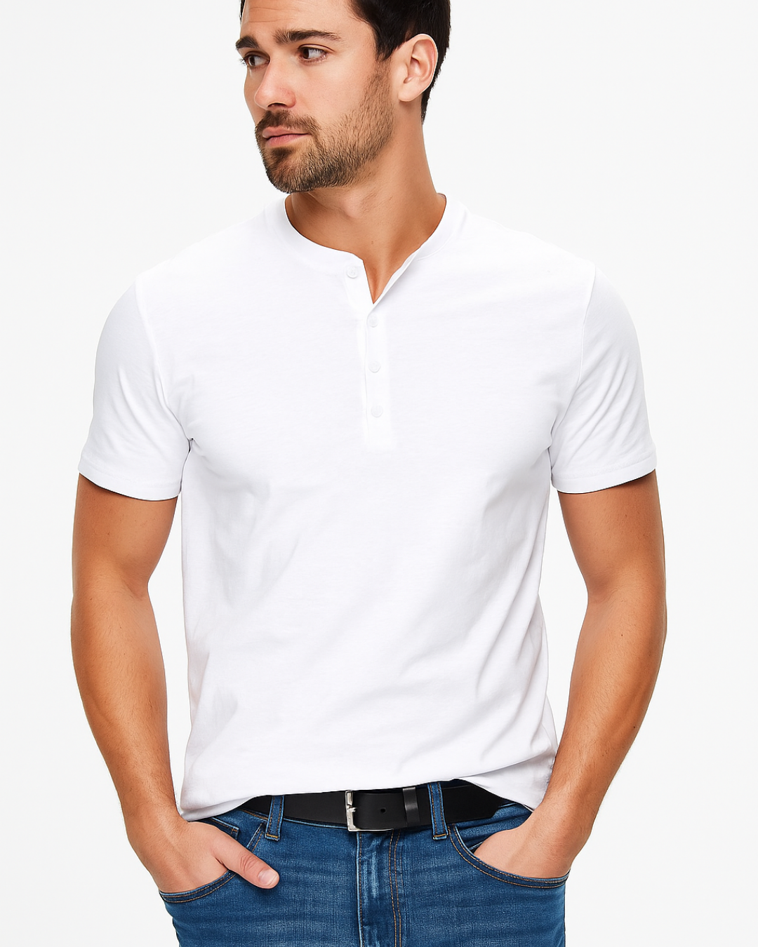 Cian - Chic Henley Top