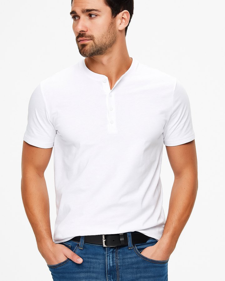 Cian - Chic Henley Top