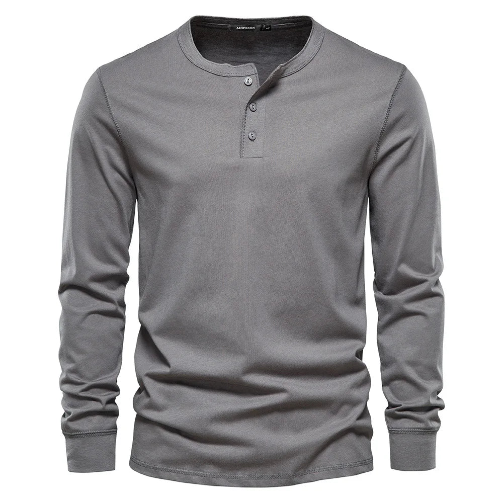 Cormac - Lightweight Breathable Henley Top