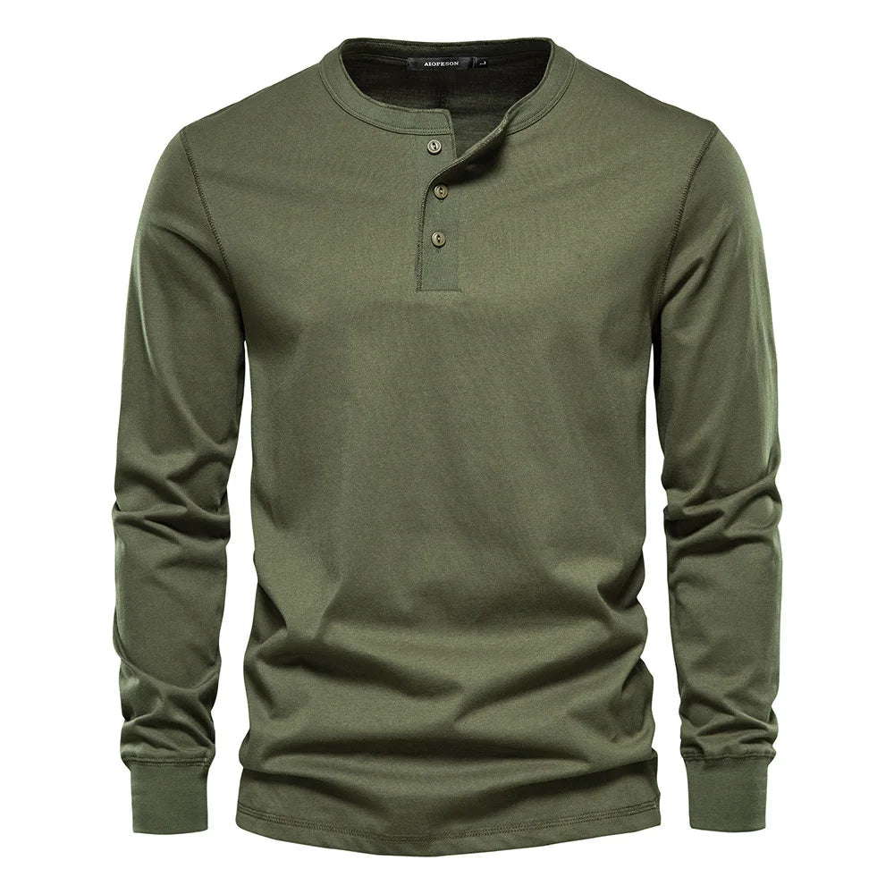 Cormac - Lightweight Breathable Henley Top