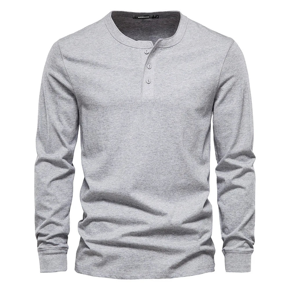Cormac - Lightweight Breathable Henley Top