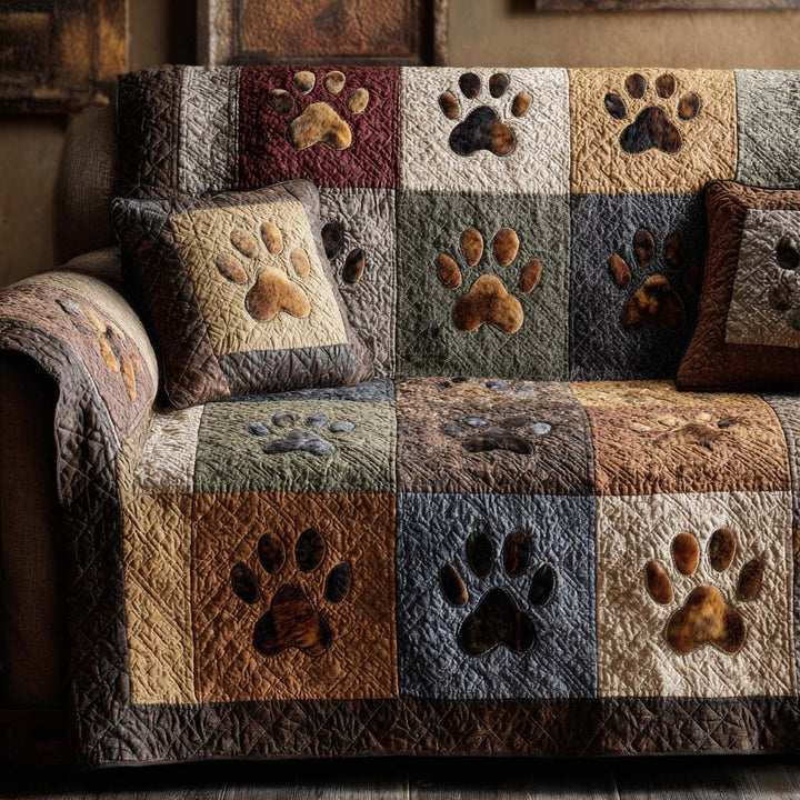 Home Paws Quilted Sofa Protector