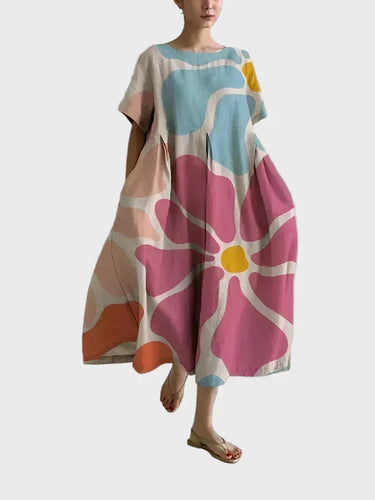 Sadhbh - Elegant Floral Maxi Dress
