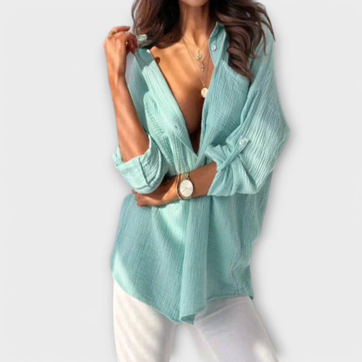 Niamh - Breezy Eclectic Top