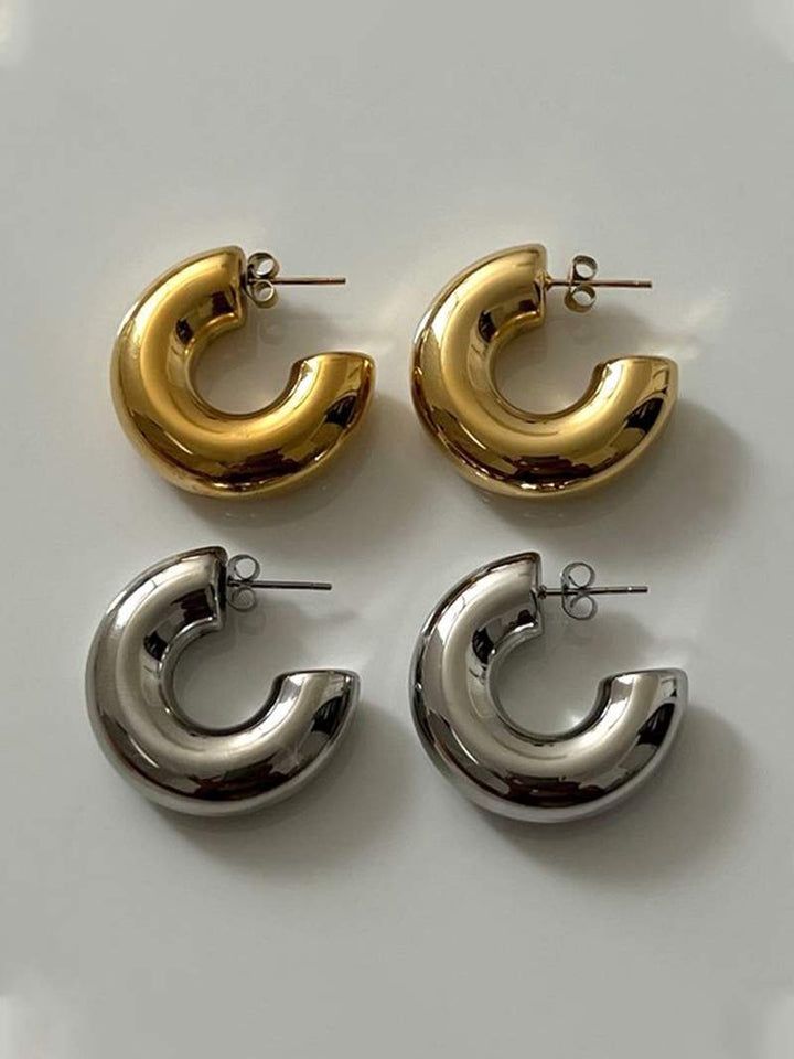 Sinéad - Bold Gold Hoop Earrings