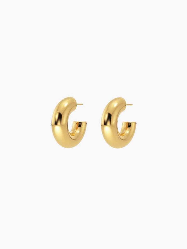 Sinéad - Bold Gold Hoop Earrings