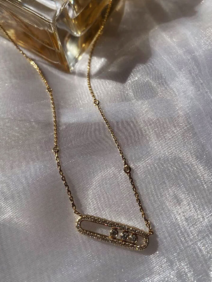 Aoife - Diamond Pendant Necklace