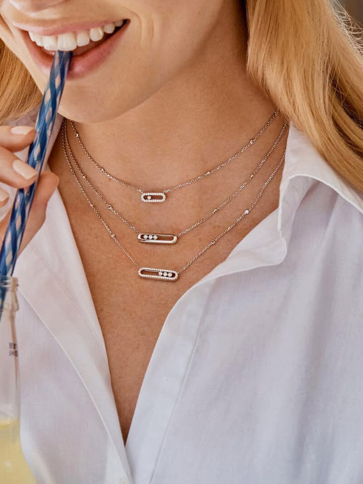 Aoife - Diamond Pendant Necklace