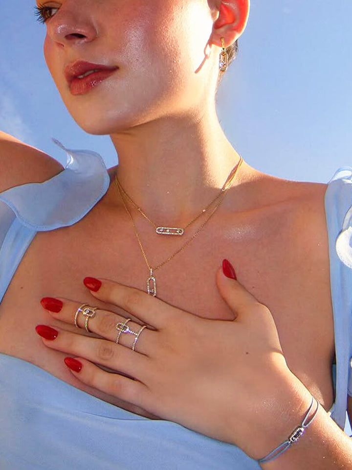 Aoife - Diamond Pendant Necklace