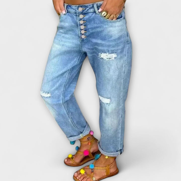 Ailís - Chic Oversized Jeans