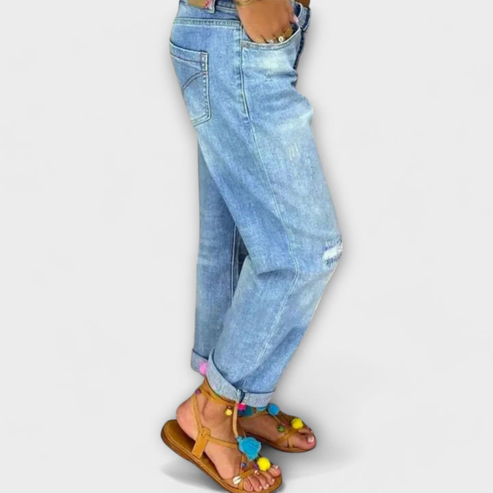 Ailís - Chic Oversized Jeans