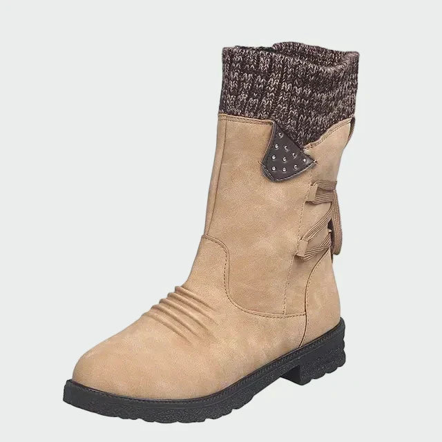 Eibhlín - Blue Woven Ankle Boots