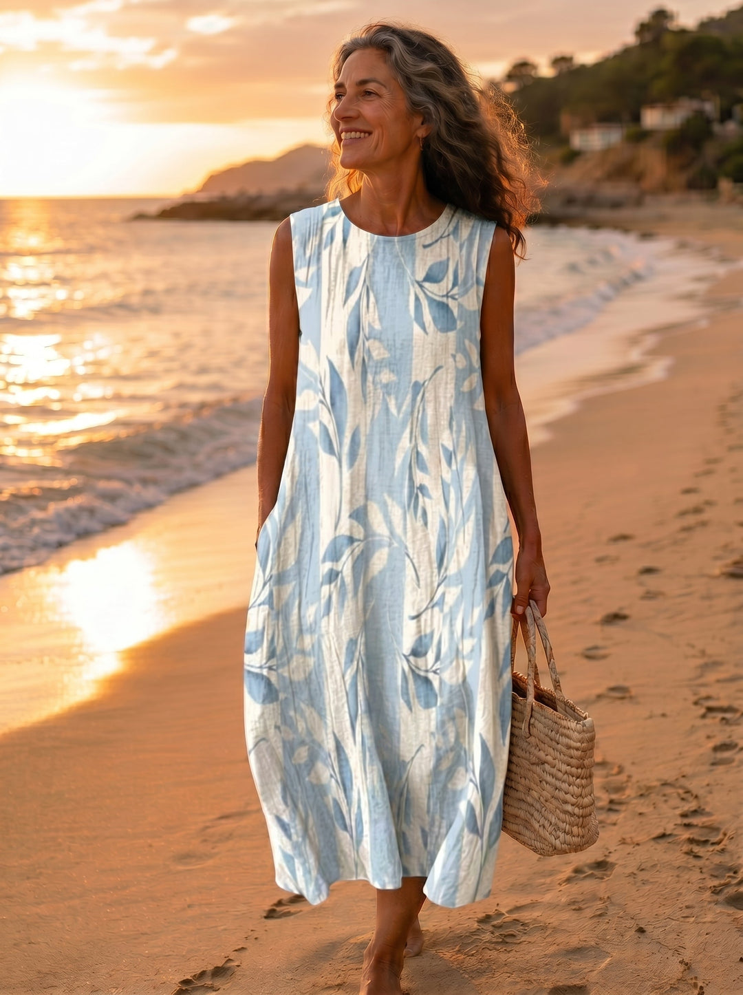 Blinne - Leafy Midi Dress