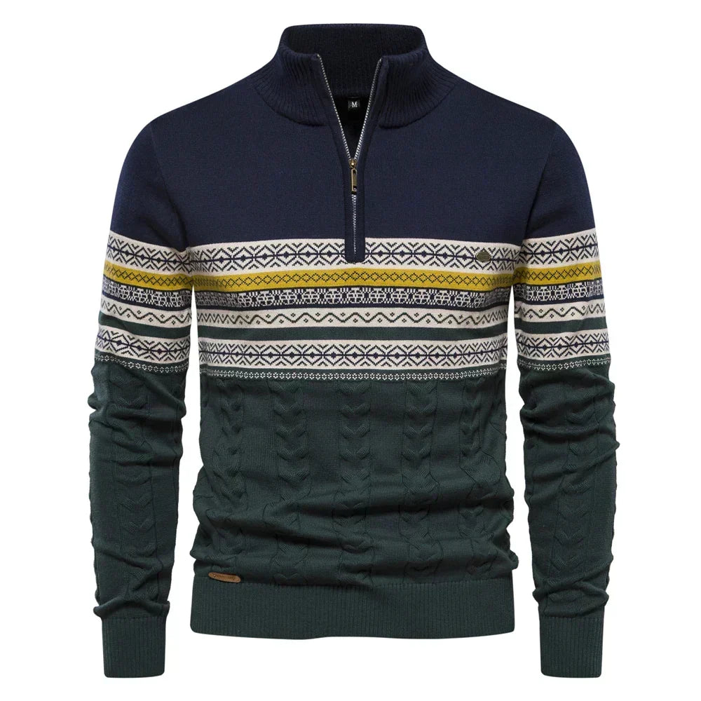 Tadhg - Elegant High Neck Sweater