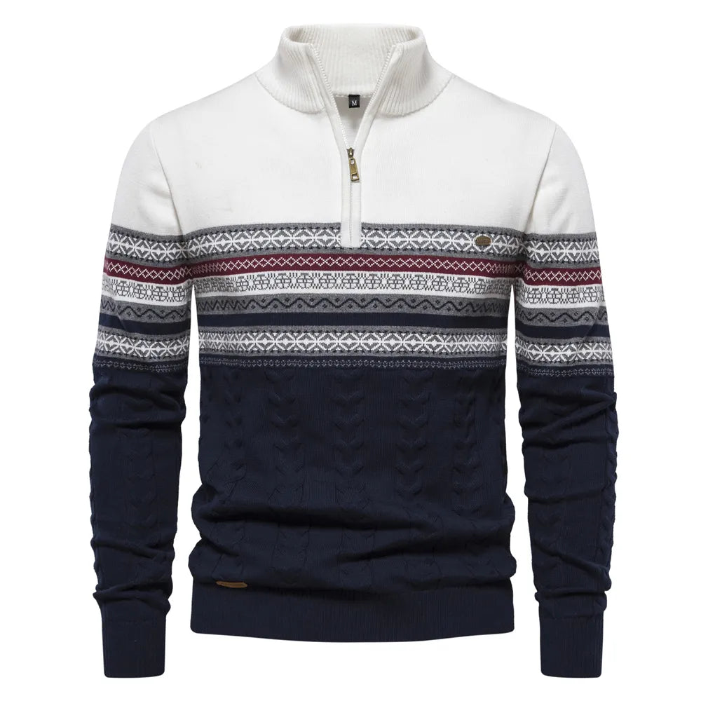 Tadhg - Elegant High Neck Sweater
