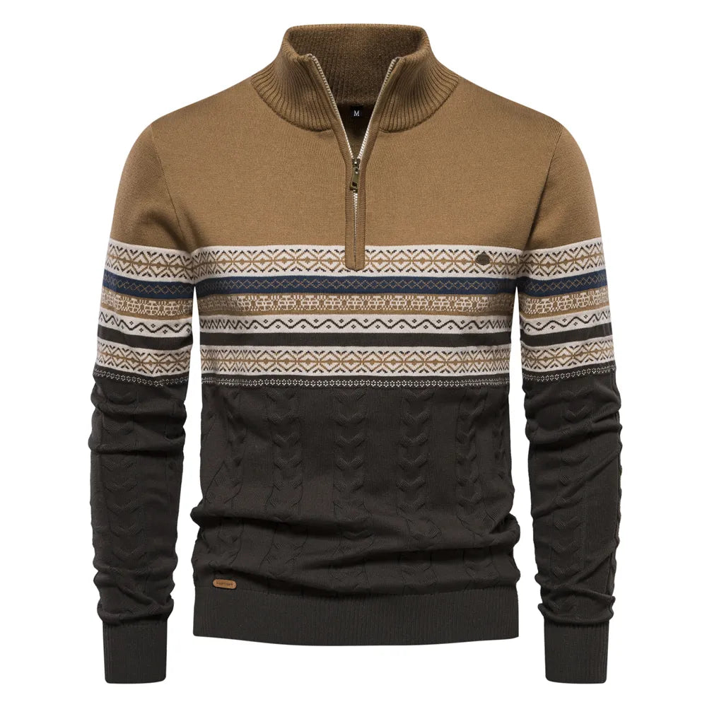 Tadhg - Elegant High Neck Sweater