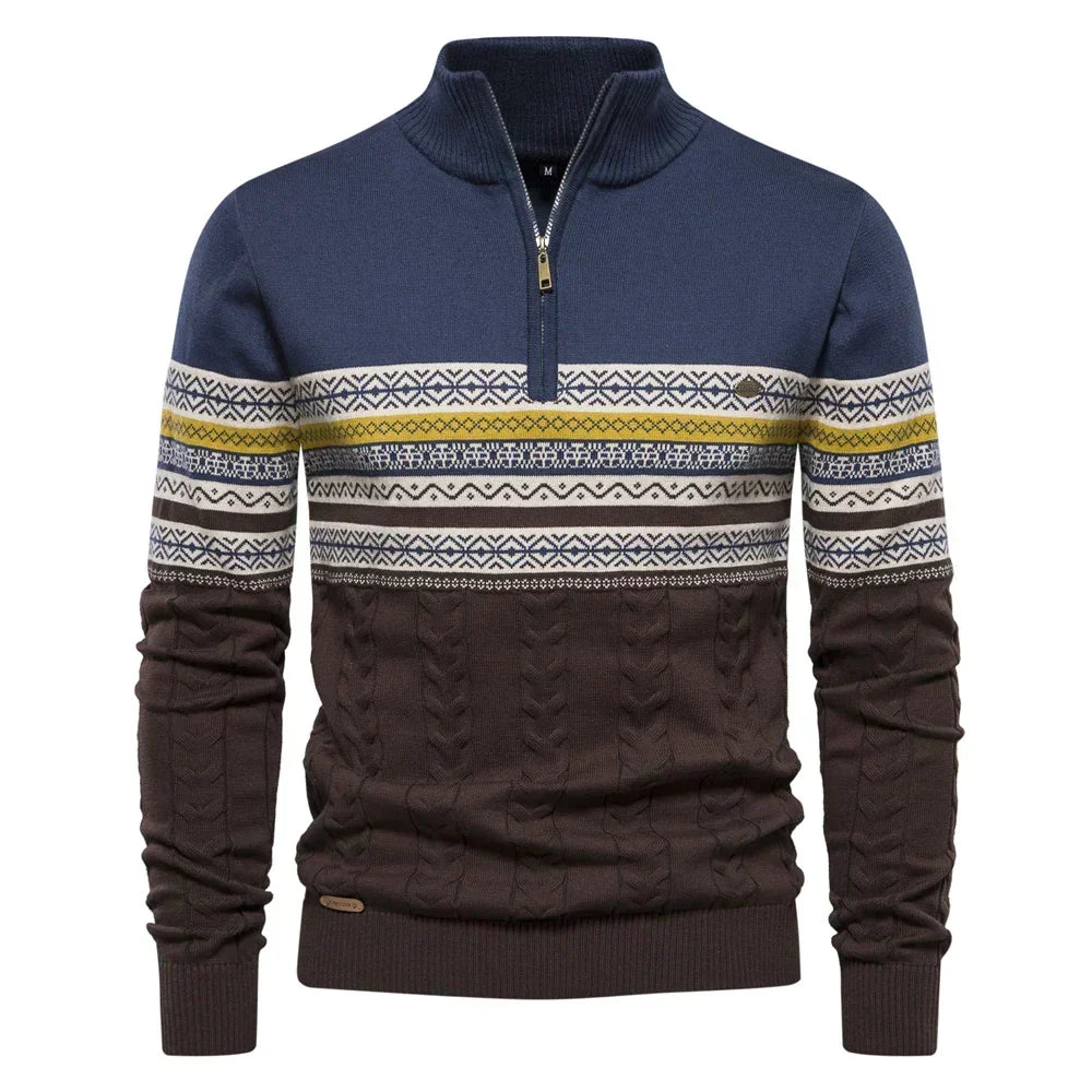 Tadhg - Elegant High Neck Sweater