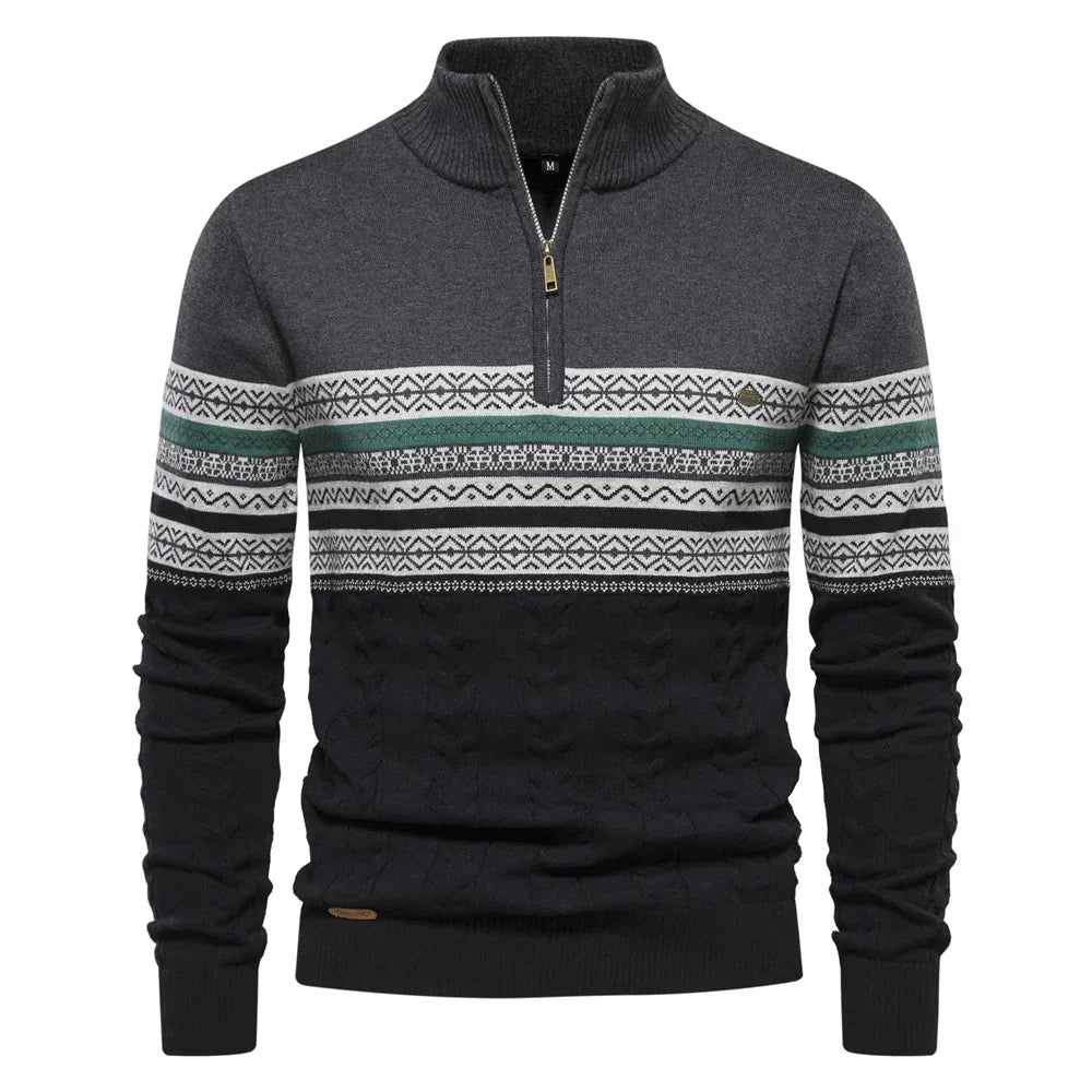 Tadhg - Elegant High Neck Sweater