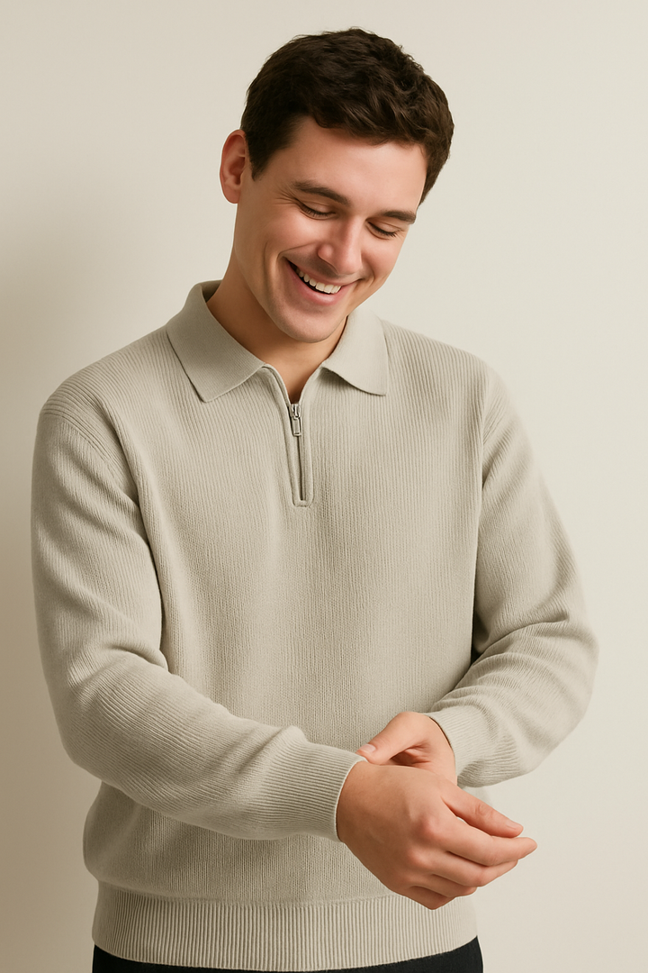 Ronan - Polo with Zip Collar
